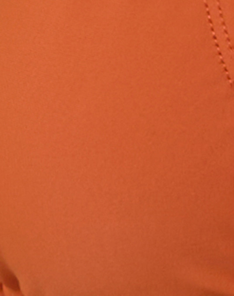Lentra Bikini Bottom in Burnt Orange with Beads